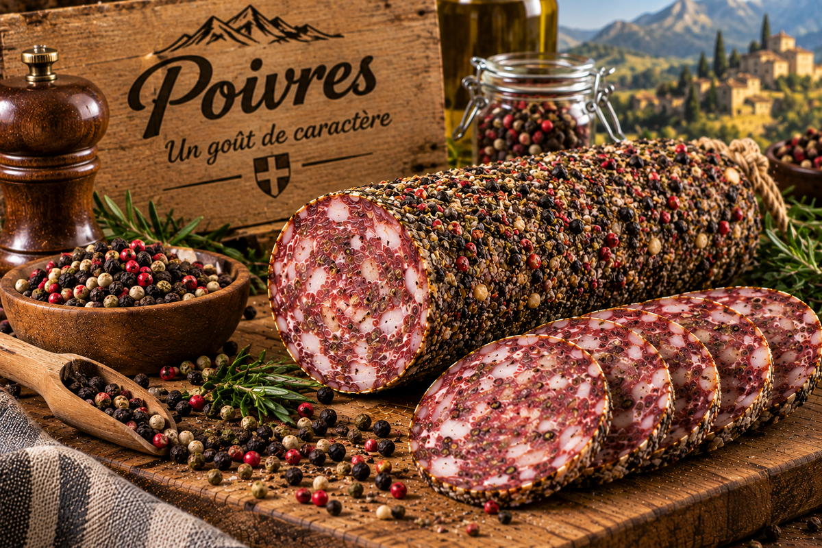 saucisson au poivre
