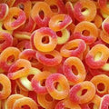 Anneaux sucrés goût pêche Dulceplus
