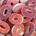Anneaux fruits rouge Trolli