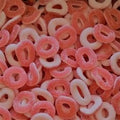 Anneaux sucrés goût fraise Dulceplus