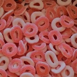 Anneaux sucrés goût fraise Dulceplus
