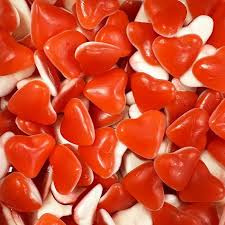 Petit coeur fraise crème lisse Dulceplus
