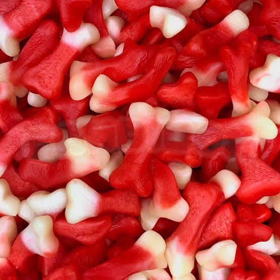 Os rouge et blanc lisse Dulceplus
