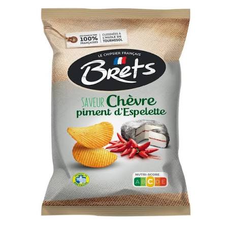 Chips brets chèvre piment d'Espelette