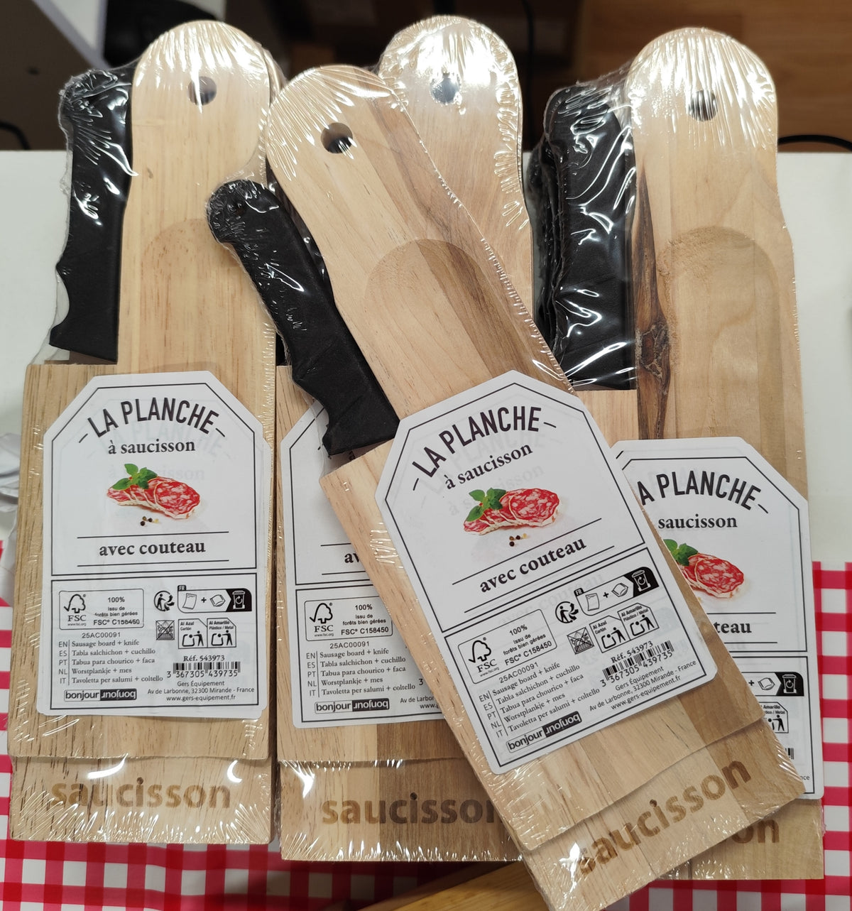 Planche a découper+ couteau